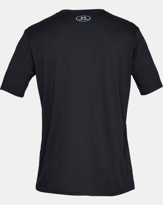 Men's UA Team Issue Wordmark Short Sleeve in Black image number 5